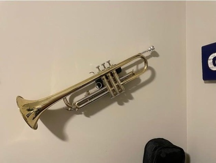 trompette mur monter sarahperdue5 3d print model - Mito3D