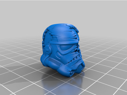 star wars trooper death head matisyahuw 3d print model - Mito3D