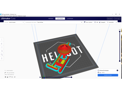 pião editado pára hellbotkids arte fusão 3d print model - Mito3D