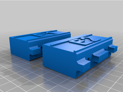a20m düello dışlayıcı sönümleyici bloklar köşede 3d print model - Mito3D