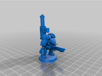 squiggly orks lennyface 3d print model - Mito3D