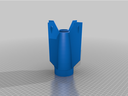 pudgy v-2 model rocket aslansmonkey 3d print model - Mito3D