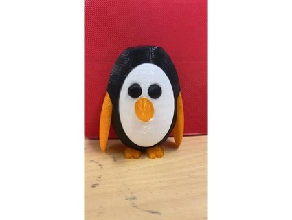 pixel pingüino fablab masterton 3d print model - Mito3D