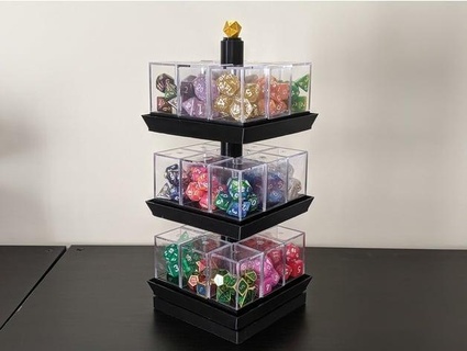 spinning dice box holder danielmbg 3d print model - Mito3D