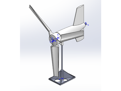 tiny windmill zyx27 3d print model - Mito3D