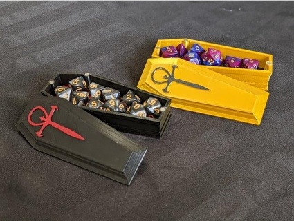 magnetic coffin dice box danielmbg 3d print model - Mito3D