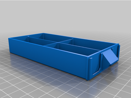 modular storage box - additional drawer configurations vodzurk 3d print model - Mito3D