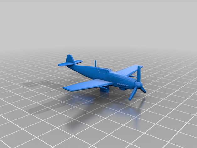 messerschmitt bf 109 1 144 sonycrow 3D print model - Mito3D