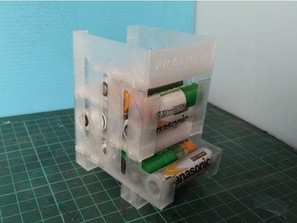 aa battery holder cpl45476 3d print model - Mito3D
