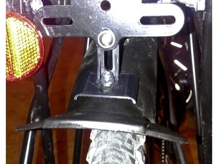 bike rear fender - end mount buszmen61 3d print model - Mito3D