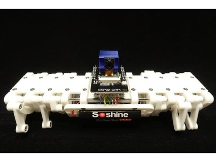 Strider Câmera robô moononournation 3d print model - Mito3D