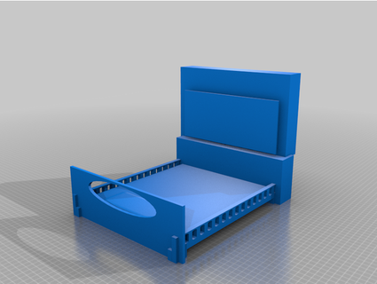 le lit de la mort et bien traiter ellietop3d 3d print model - Mito3D