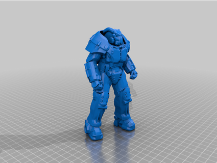 fallout 4 x01 power armor repaired schulzha 3d print model - Mito3D