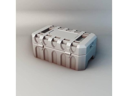 suministro caja martillo guerra 40k 30k necromunda estrella guerras impresor 3d print model - Mito3D