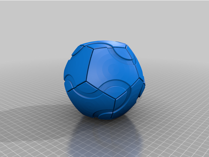 magnetic dodecahedron puzzle hikarinaka 3d print model - Mito3D