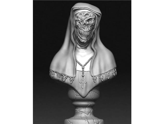 Dämon Nonne Kryptodude 3D print model - Mito3D