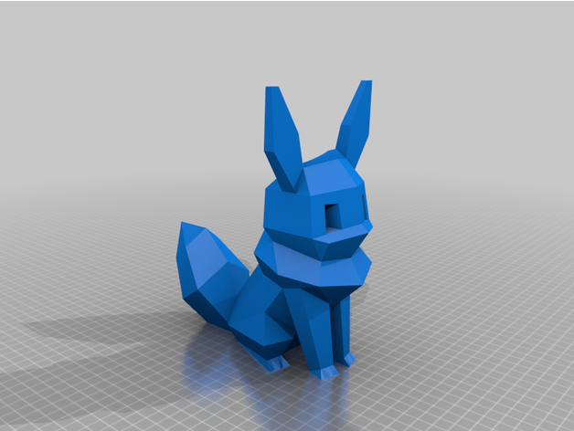 eevee maceta 20 cm mvasquez 3D print model - Mito3D