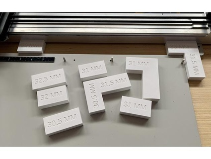 distanziatore blocchi axidraw tracciare letto pentronico 3d print model - Mito3D
