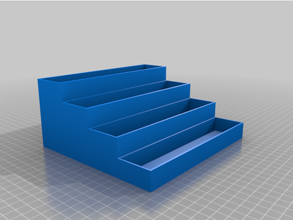 nail polish tray teammolson 3d print model - Mito3D