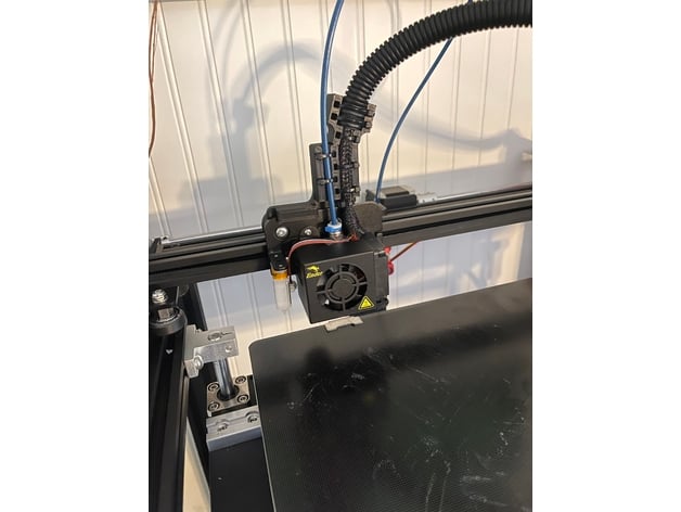 heiß Bowden Tube Draht Geschirr Ender 5+ Plus v1 v2 Brasilienwill 3D print model - Mito3D