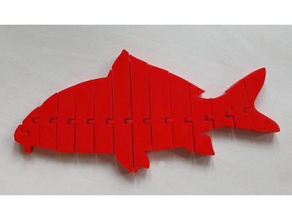 mafsallı koi balık theav60 3d print model - Mito3D