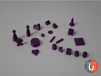basic pieces boardgames udos3dworld 3d print model - Mito3D