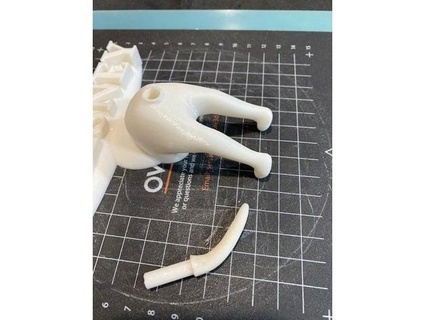 remixed - dog butt - leash hook - dog leash holder two part stronger dbruhnt  3d print model - Mito3D