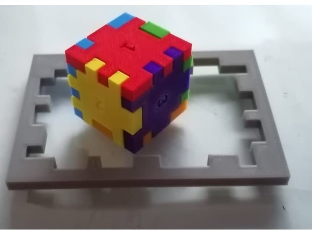 puzzle card cube fsd 3d printing 3D print model - Mito3D