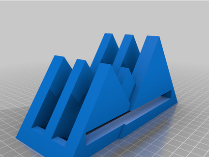 dual notebook stand mountains massa007 3d print model - Mito3D