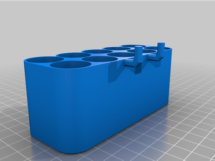 pegboard gluestick holder rextruction 3d print model - Mito3D