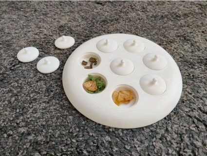Coelho brinquedo tratar prato alokin90 3d print model - Mito3D