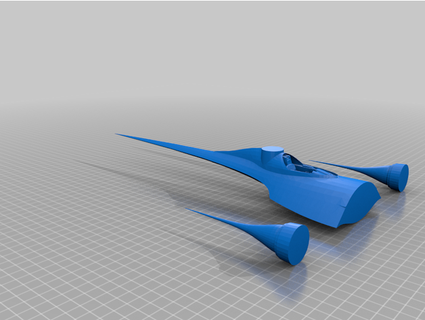 naboo n1 fighter lopiv2 3d print model - Mito3D