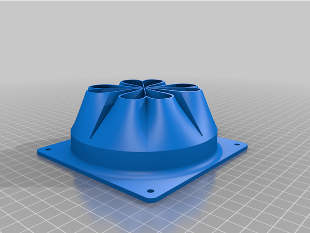 blover trèfle ventilateur atekdragon 3D print model - Mito3D