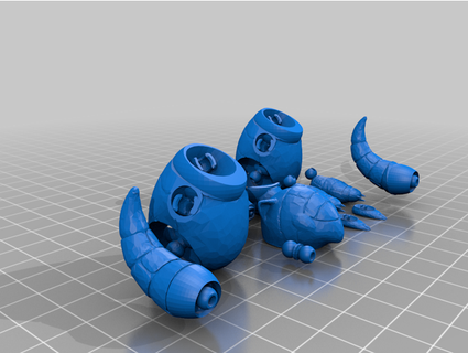 sandshrew bebosilvers 3d print model - Mito3D
