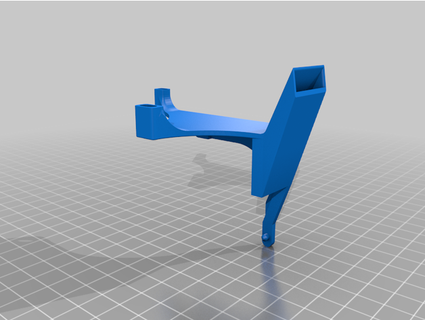 hictop rear blower conversion e3d titan extruder upgrade prusa i3 mrpenguin 3d print model - Mito3D