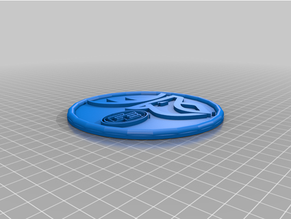 Edmonton Football club élans boisson Coaster dakineman 3d print model - Mito3D