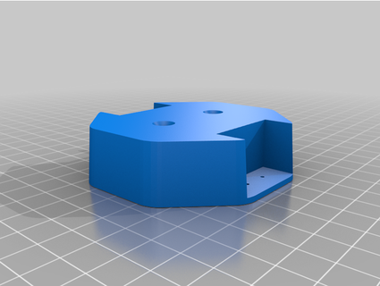 screw on centrar soporte geométrico hormigón maceta molde termonuclear 3d print model - Mito3D