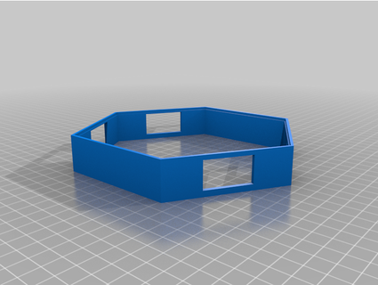 nanoleaf hex painel luz abertura danack 3d print model - Mito3D