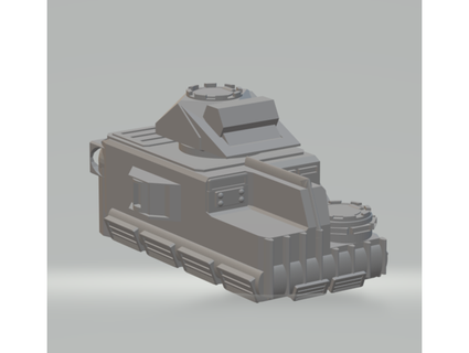 fhw schweben Panzer grimmig dunkel freien Heiden 3d print model - Mito3D