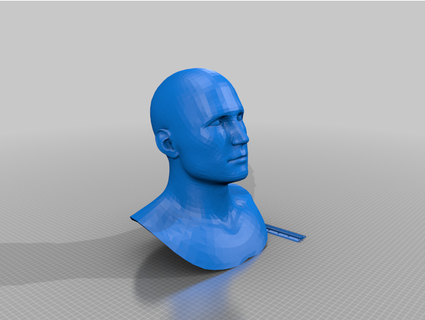 head scale gwor 3d print model - Mito3D