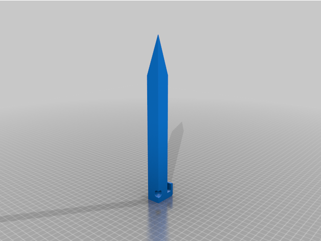piquets tente martre mastere30 3D print model - Mito3D