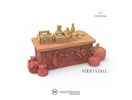 food stall narnaa 3d print model - Mito3D