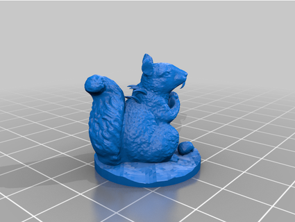 dire squirrel wirefox 3d print model - Mito3D