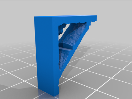 topology optimised shelving brackets mingxiang 3d print model - Mito3D