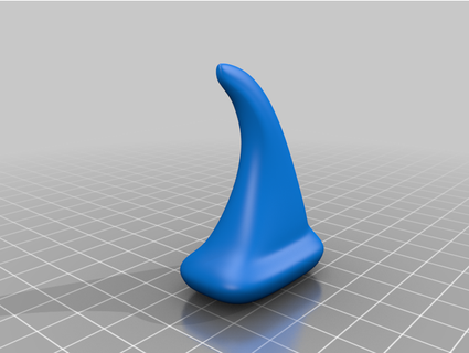 claw blue esquisse 3d print model - Mito3D