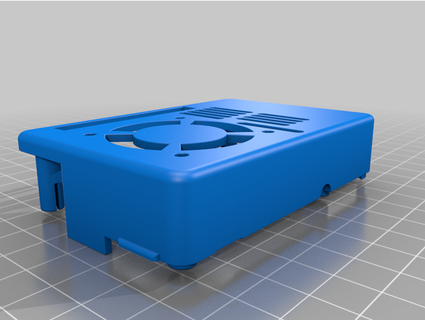 mainsailos + rpi 4b case 4010 fan omegadan 3d print model - Mito3D