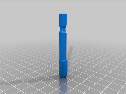 4mm bit 1 4 hexadécimal jarret coolfuton 3d print model - Mito3D