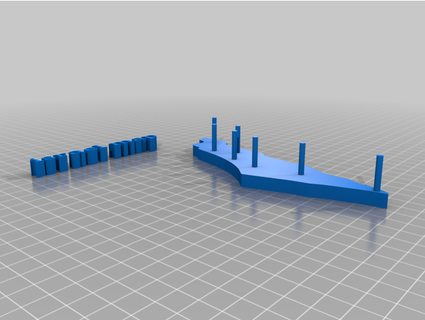 Israel mapa reitor 3d print model - Mito3D