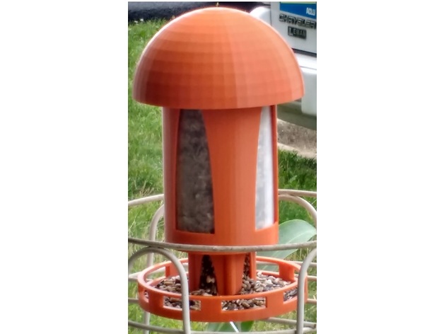 hopper bird feeder boleyroy2 3D print model - Mito3D