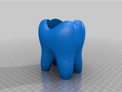 porta objetos dente Jordancouto 3d print model - Mito3D
